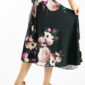 Falda pareo de tango estampada con flores
