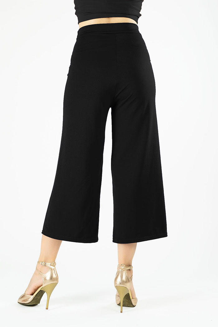 High waisted tango pants in black